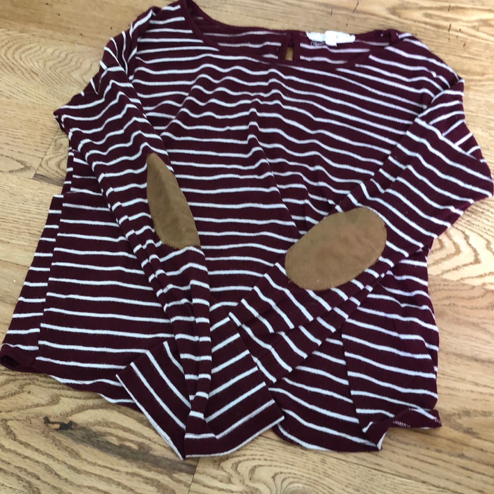 Red and white striped
